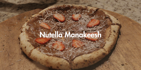 Nutella Manakeesh