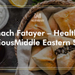 Spinach Fatayer – Healthy & Delicious Middle Eastern Snack